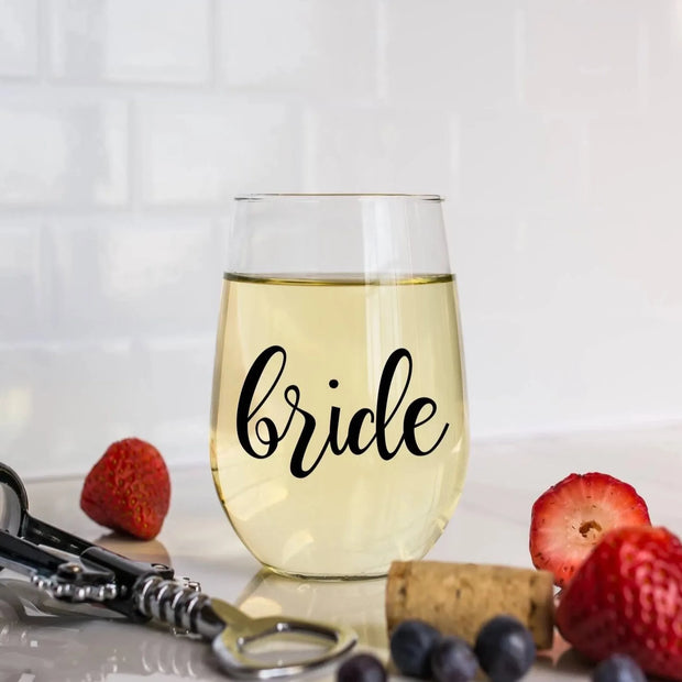 Bride  Wine Glass