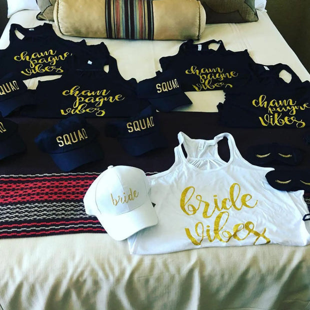 Champagne Vibes Bridal Party Tank