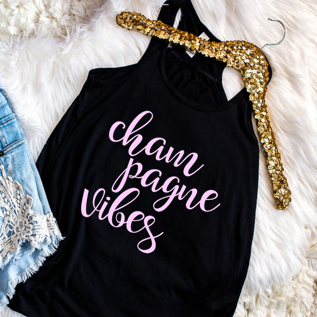 Champagne Vibes Bridal Party Tank