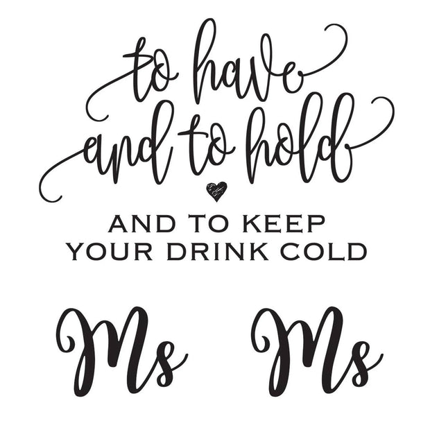 Mr. and Mrs. Boxed Gift Set (Also LGBTQ)