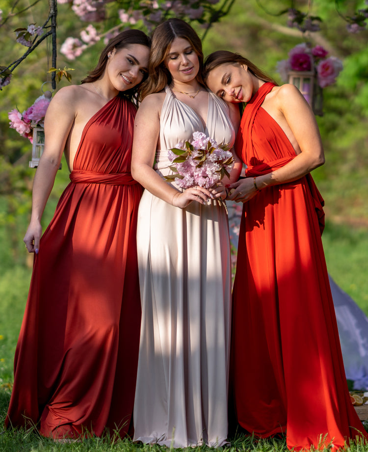 BRIDESMAID INFINITY DRESS - 30 WAYS TO WEAR