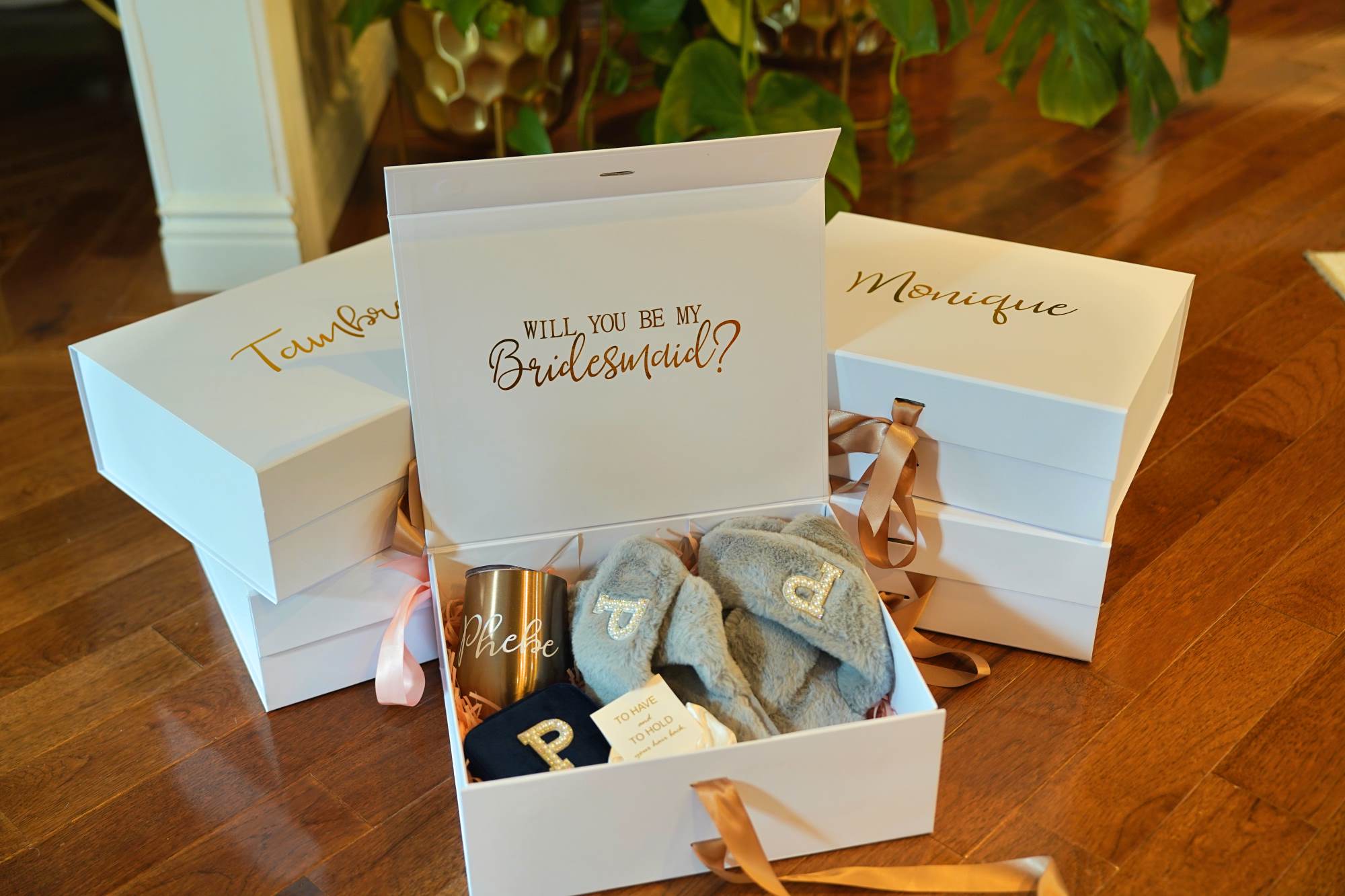 Personalized Bridesmaids Gift Box Set