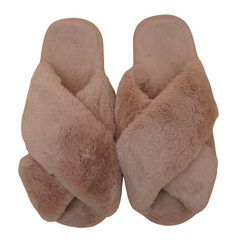 MRS PEARLS FLUFFY SLIPPERS