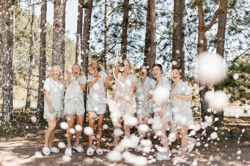 Catherine Jersey Bridesmaid Pajamas Short Set