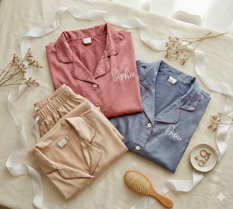 Catherine Jersey Bridesmaid Pajamas Short Set