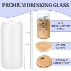Personalized Bachelorette Bridal Party Glass Tumbler Lid Coffee Cup Gift
