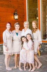 Personalized Bridesmaid Silky Satin Robe for Birthday Gift