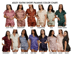Sweet Sixteen PJs Monogram Satin Pajamas Set for Gift
