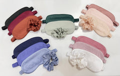 Custom Silky Soft Bridesmaid Sleep Mask with Scrunchies Party Gift