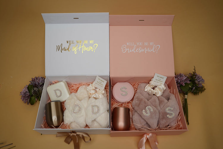 Personalized Bridesmaid Proposal Box Set, Bridesmaid Box With