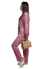 ASHLEY LONG CUSTOM BRIDESMAID PAJAMAS - VINYL NAME