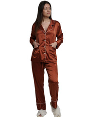 ASHLEY LONG CUSTOM BRIDESMAID PAJAMAS - VINYL NAME