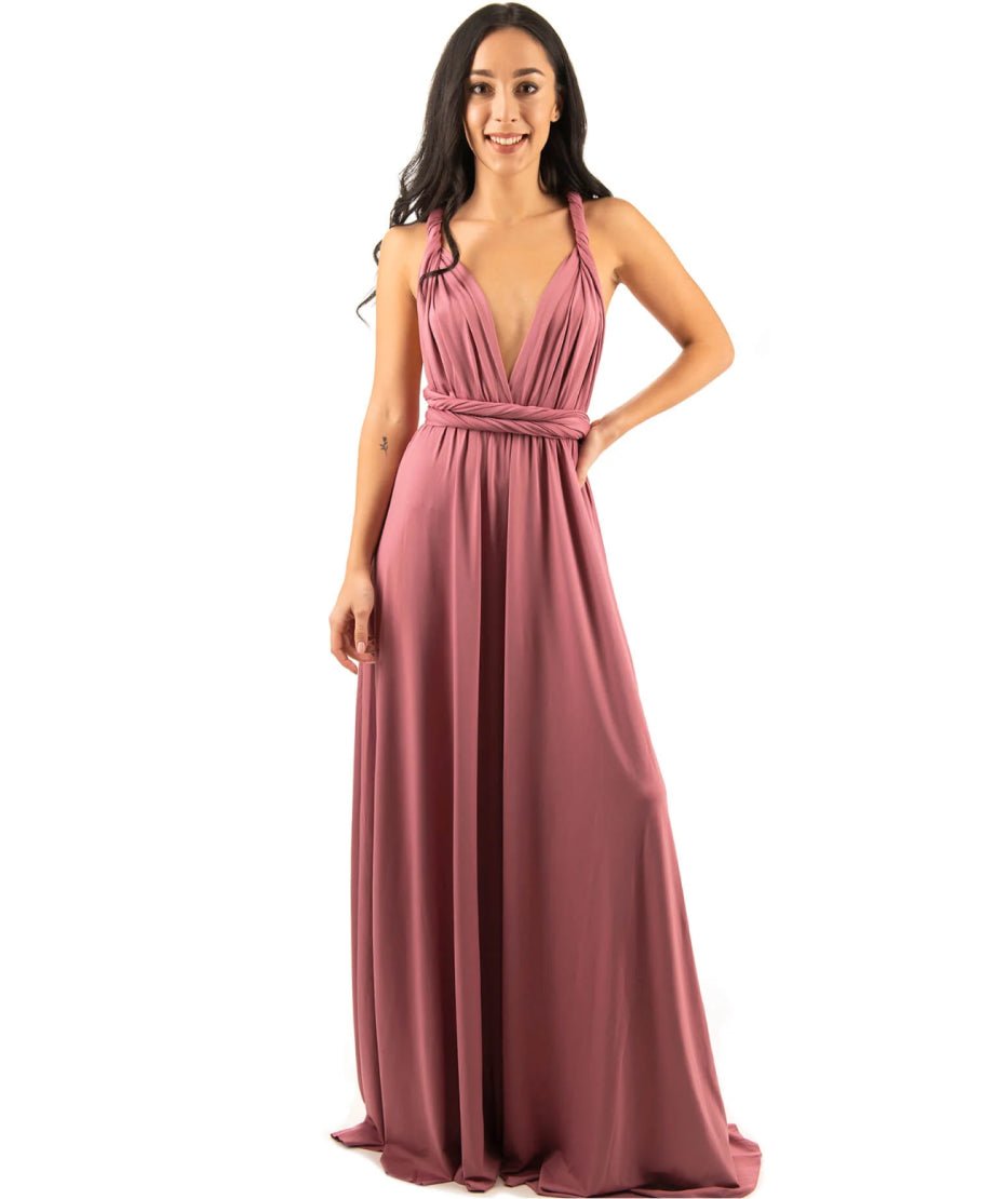 slim fit dress slacks Bridesmaid Infinity Dress Convertible 30 Ways Multiway Wedding Dress –  TANIRI