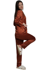 ASHLEY LONG CUSTOM BRIDESMAID PAJAMAS - VINYL NAME