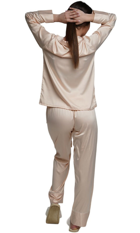 ASHLEY LONG CUSTOM BRIDESMAID PAJAMAS - VINYL NAME