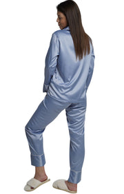 ASHLEY LONG CUSTOM BRIDESMAID PAJAMAS - VINYL NAME