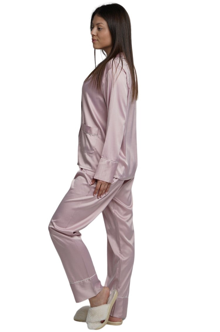 ASHLEY LONG CUSTOM BRIDESMAID PAJAMAS - VINYL NAME